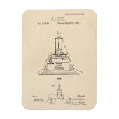 Edison Electric Licht Patent Magneet (Verticaal)