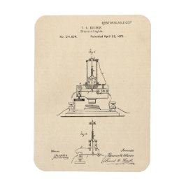 Edison Electric Licht Patent Magneet