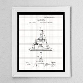 Edison Electric Licht Patent Poster