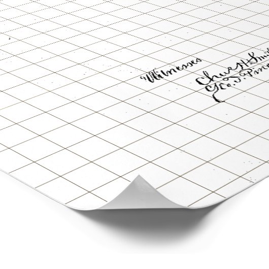 Edison Electric Licht Patent Poster (Hoek)