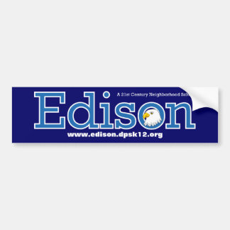 Edison elementaire schoolbumpersticker bumpersticker