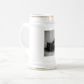 Edison en zijn fonografie 1887 bierpul (Voorkant links)