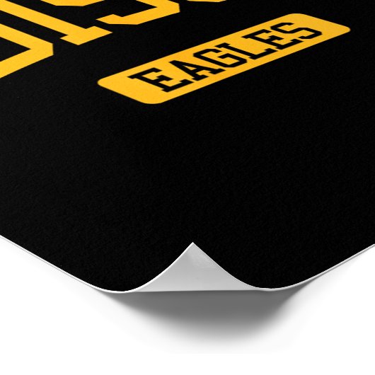 Edison High School Hs Edison Nj Varsity Srts  Poster (Hoek)