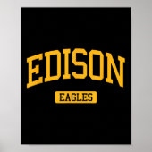 Edison High School Hs Edison Nj Varsity Srts  Poster (Voorkant)