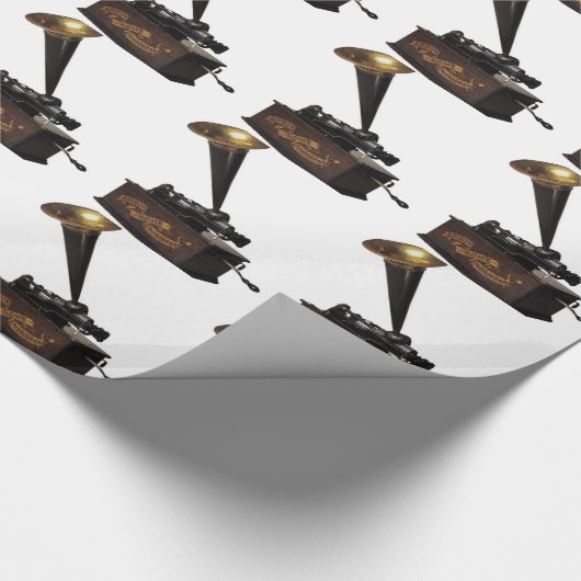 Edison Home Phonograph Cadeaupapier (Hoek)