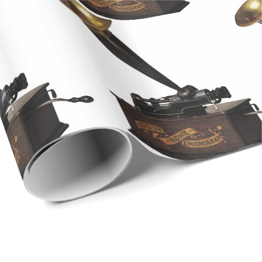 Edison Home Phonograph Cadeaupapier (Rol Hoek)