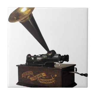 Edison Home Phonograph Tegeltje
