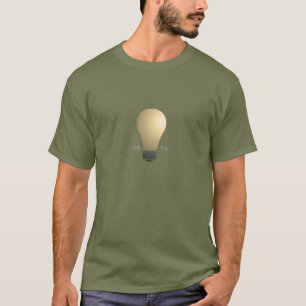 Edison Light Bulb-uitvinding T-shirt