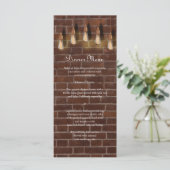 Edison Lightbulbs Industrial Chic Menu (Staand voorkant)