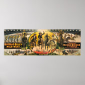Edison Lights Buffalo Bill Show 1895 Poster (Voorkant)