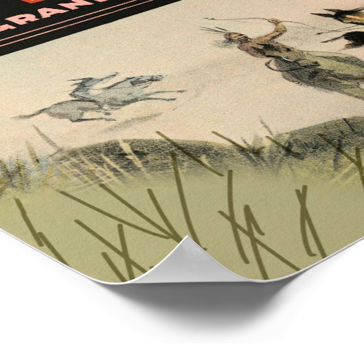 Edison Lights Buffalo Bill Show 1895 Poster (Hoek)