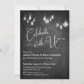 Edison Lights Chalkboard Event van US Kaart (Voorkant)