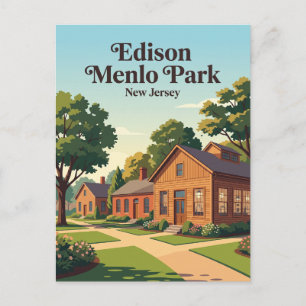 Edison Menlo Park, New Jersey Briefkaart
