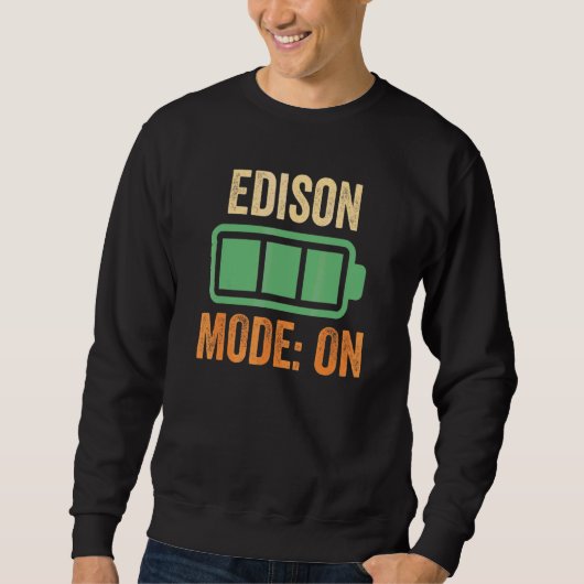 Edison-modus op batterijontwerp trui (Voorkant)