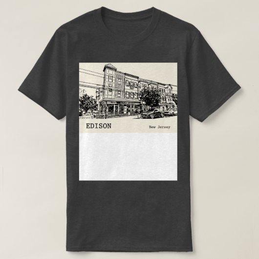 Edison New Jersey 2 T-shirt (Design voorkant)