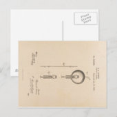 edison-patent-lamp-briefkaart-u.s. briefkaart (Voorkant / Achterkant)