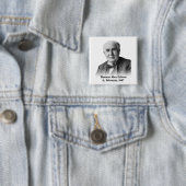 Edison Pin Vierkante Button 5,1 Cm (In situ)