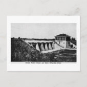 Edison Power House en Dam Belleville, Michigan Briefkaart (Voorkant)