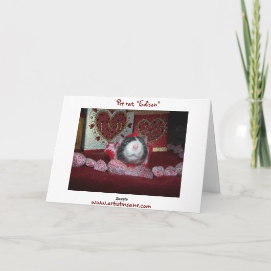 Edison Valentijnsdag Kaart (Achterkant)