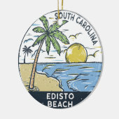 Edisto Beach South Carolina  Keramisch Ornament (Links)