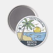 Edisto Beach South Carolina  Magneet (Voorkant / Achterkant)