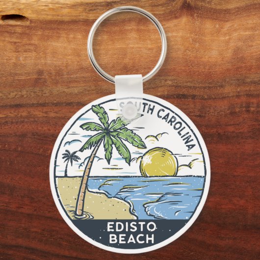 Edisto Beach South Carolina Sleutelhanger (Voorkant)