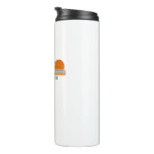 Edisto Beach South Carolina Sun Palm Trees Thermosbeker (Geroteerd rechts)