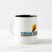 Edisto Beach. Tweekleurige Koffiemok (Voorkant links)
