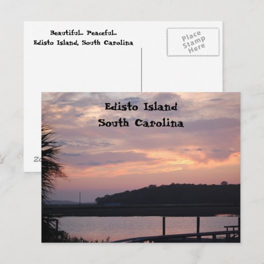 Edisto Briefkaart (Voorkant / Achterkant)