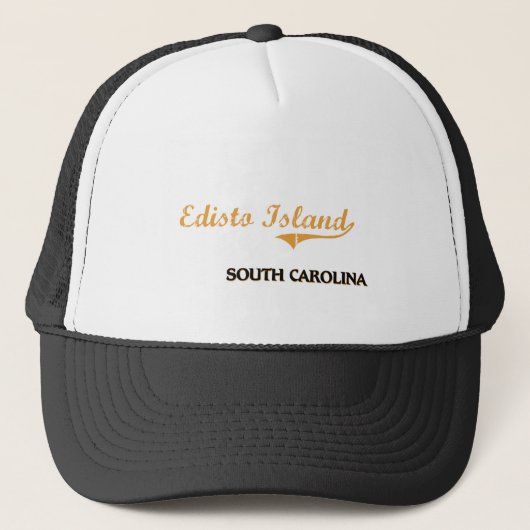 Edisto Island South Carolina Classic Trucker Pet (Voorkant)