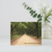 Edisto Island South Carolina - Gepersonaliseerd Briefkaart (Staand voorkant)