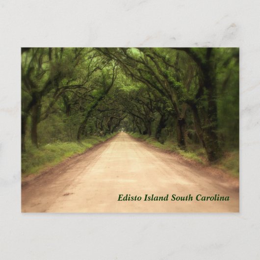 Edisto Island South Carolina - Gepersonaliseerd Briefkaart (Voorkant)