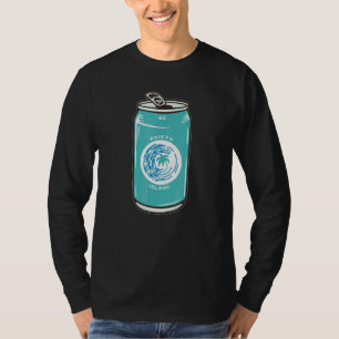Edisto Island South Carolina Sc Bier Frisdrank Dra T-shirt