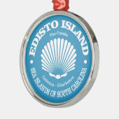 Edisto Island (zeeschelp) Metalen Ornament (Links)