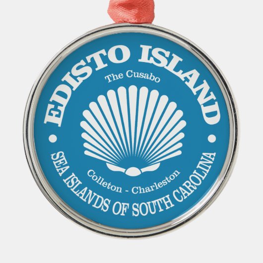 Edisto Island (zeeschelp) Metalen Ornament (Voorkant)