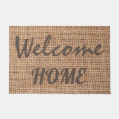 Edit jouw tekst l Elegante boerenjute Deurmat (Voorkant)