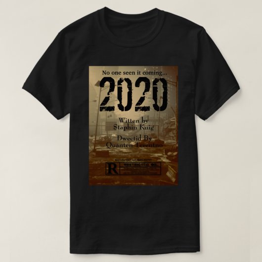 EDIT ME Niemand heeft het zien aankomen 2020 film  T-shirt (Design voorkant)