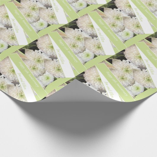 Editable 13th Wedding Jubileum Cadeaupapier (Hoek)