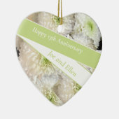 Editable 13th Wedding Jubileum Keramisch Ornament (Rechts)