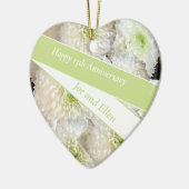 Editable 13th Wedding Jubileum Keramisch Ornament (Links)