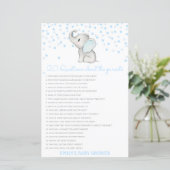 Editable 20 Vragen over het Baby shower van Ouders (Staand voorkant)
