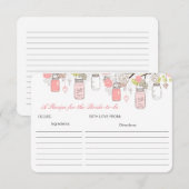 Editable A Recipe voor de Kaart Bride-aan-zijn (Voorkant / Achterkant)