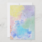 Editable Aloha Kinderen Birthday Kaart (Achterkant)