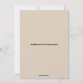 Editable Animals in de Uitnodiging van het Bos (Achterkant)