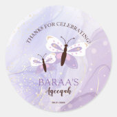 Editable Aqiqah for Baby girl Sticker (Voorkant)