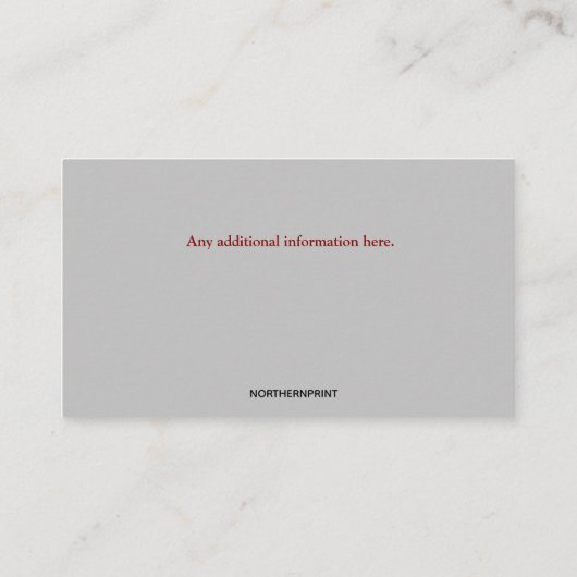 Editable Auto Car Dealership Salesman Visitekaartje (Achterkant)