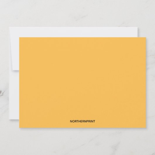 Editable Autumn Leaves Invitation Kaarten (Achterkant)