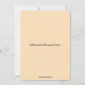 Editable Autumn Leaves Kaart (Achterkant)