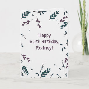 Editable Autumn Leaves Kaart