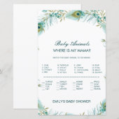 Editable Baby Animal Match, Where is Mama w Answer (Voorkant / Achterkant)